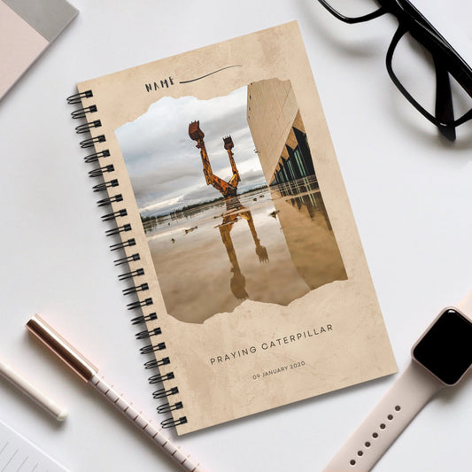 Praying Caterpillar Spiral Journal - JUTHOOR