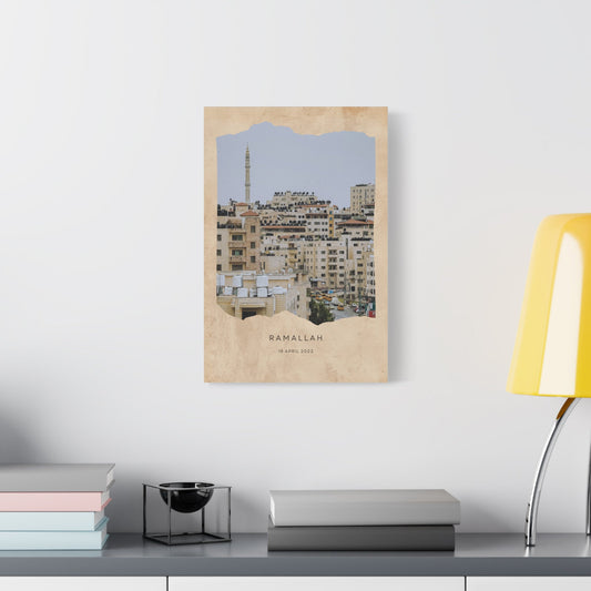 Ramallah Canvas Art - JUTHOOR